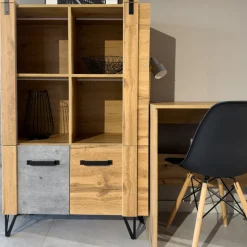 Zestawy Mebli Do Salonu|Zestawy Mebli Młodzieżowych></noscript>DOLMAR Pojemna komoda do salonu z szufladami 135 cm LOSTI