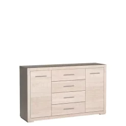 Zestawy Mebli Do Sypialni|Komody>JARSTOL Pojemna komoda półki szuflady VIETA