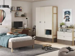 Zestawy Mebli Młodzieżowych|Komody></noscript>lenart. Pojemna komoda z szufladami do pokoju młodziezowego LENNY