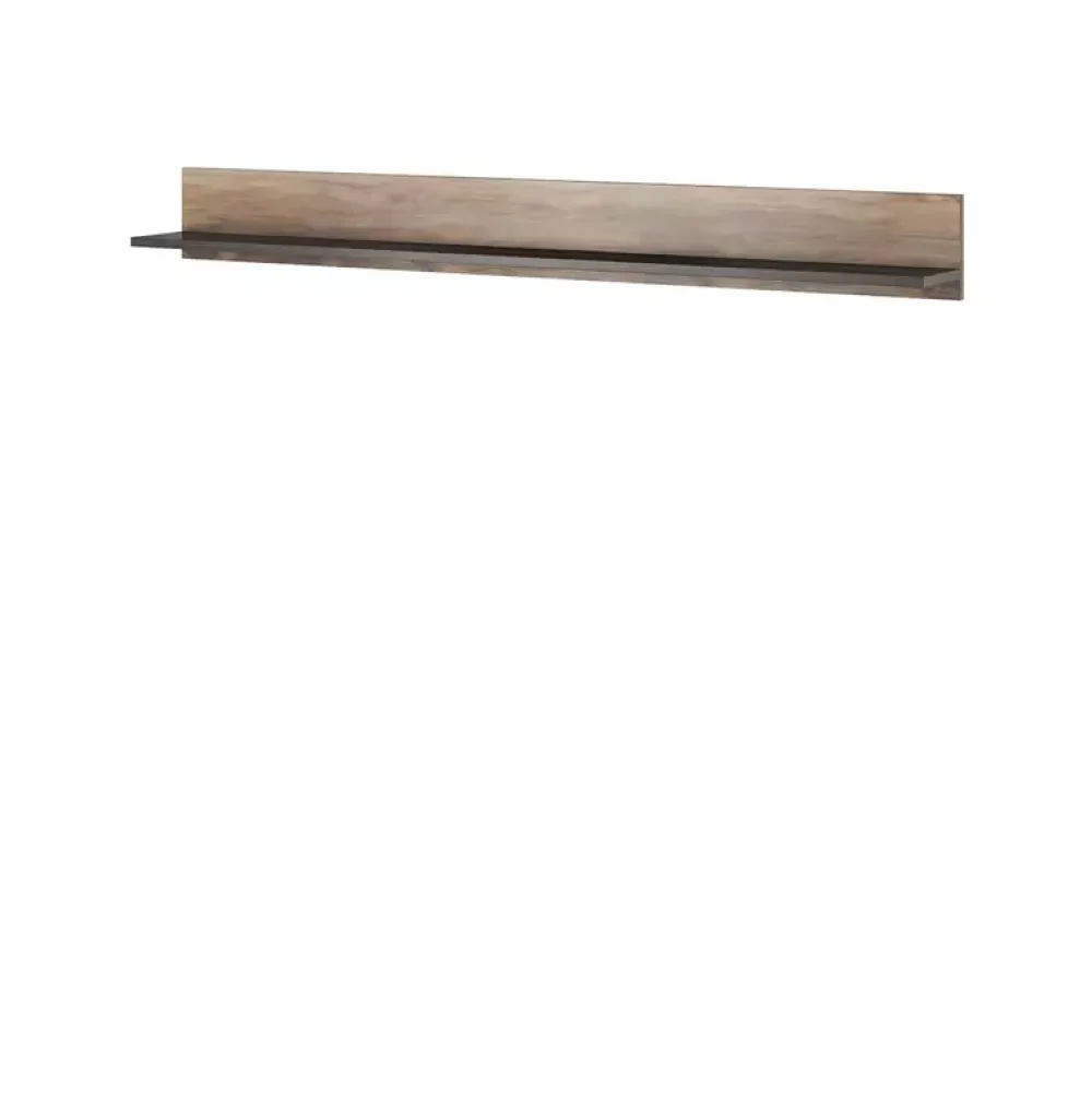 Zestawy Mebli Do Salonu|Meblościanki>Helvetia Pojemna meblościanka LARONA orzech satin