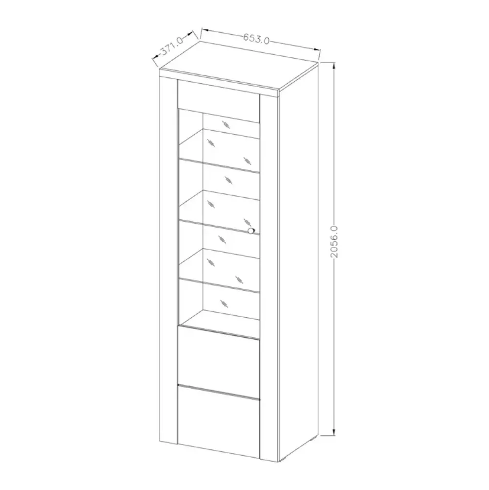 Zestawy Mebli Do Salonu|Meblościanki>Helvetia Pojemna meblościanka LARONA orzech satin