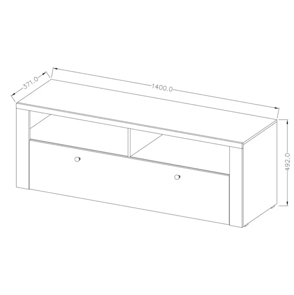 Zestawy Mebli Do Salonu|Meblościanki>Helvetia Pojemna meblościanka LARONA orzech satin