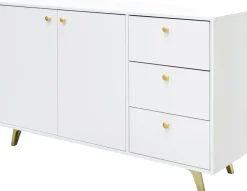 Komody>Stolar Pojemna nowoczesna komoda z szufladami 140 cm SELMA