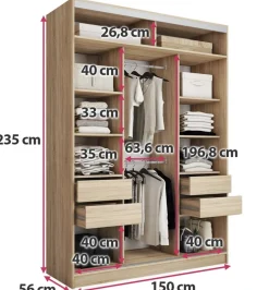 Zestawy Mebli Do Przedpokoju|Szafy Trzydrzwiowe><noscript><img width=