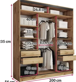 Zestawy Mebli Do Przedpokoju|Szafy Trzydrzwiowe><noscript><img width=