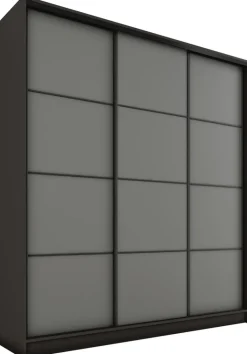 Szafy Trzydrzwiowe|Szafy Do Przedpokoju>BROMARKT Pojemna trzydrzwiowa szafa przesuwna 180 cm LOFT MAX