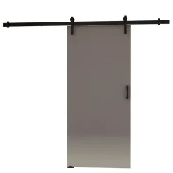 Drzwi Przesuwne>przesuwne.com Pokojowe szare drzwi przesuwne 100 cm ANZIO szary