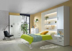 Meble Dla Dzieci|Meble Młodzieżowe></noscript>DOMEL Poziomy nowoczesny półkotapczan 160x200 cm dwuosobowy PERFECT