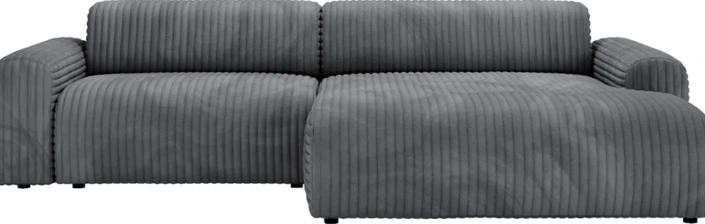 Meble Dla Dzieci|Narożniki>Polak Meble Prawostronny sztruksowy szary narożnik do salonu SEFO