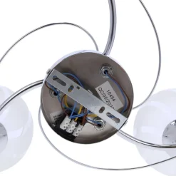 Oświetlenie Jadalni|Oświetlenie Sypialni></noscript>Candellux Lighting Prego lampa sufitowa chromowy E27 klosz bezbarwny