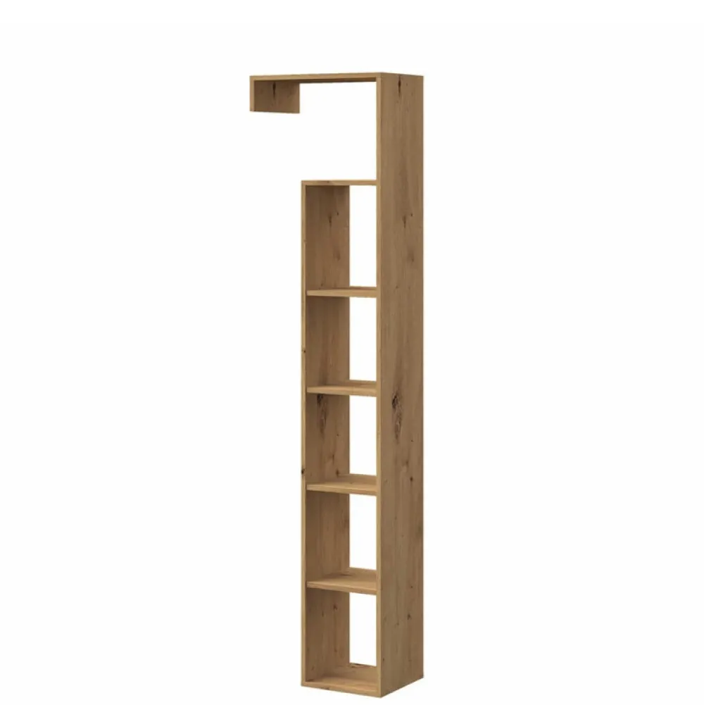 Zestawy Mebli Młodzieżowych>DOMEL Przystawka regału Dąb Artisan INDEX