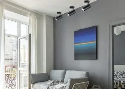 Oświetlenie Przedpokoju|Oświetlenie Jadalni>Candellux Lighting Reflektor czarny ruchomy 1xGU10 spot Colly