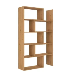 Regały Na Książki|Regały Dla Dzieci>Lempert Regał do biura KLARA II dąb artisan