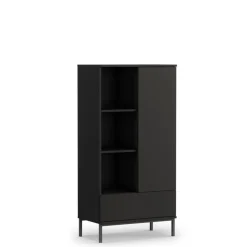 Regały Loftowe>GiB Meble Regał loft QUARTE czarny