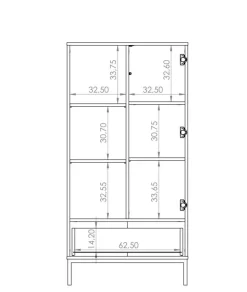 Regały Loftowe></noscript>GiB Meble Regał loft QUARTE czarny