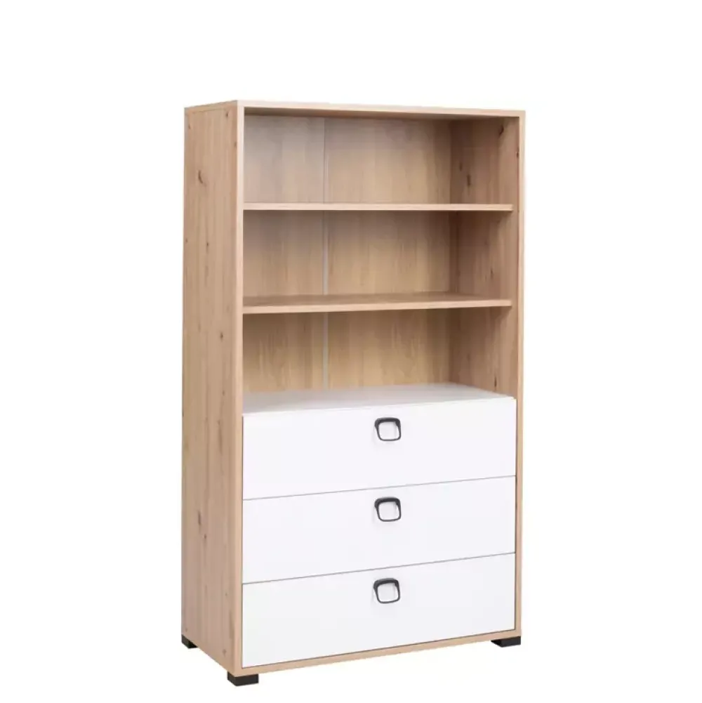 Zestawy Mebli Młodzieżowych>JUREK Regał młodzieżowy z szufladami 80 cm CAMERUN