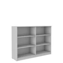 Regały Biurowe>Lempert Regał z półkami MULL szary jasny