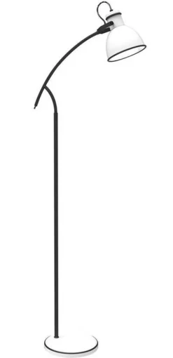 Oświetlenie Jadalni|Oświetlenie Sypialni>Candellux Lighting Regulowana lampa podłogowa Zumba czarno-biała