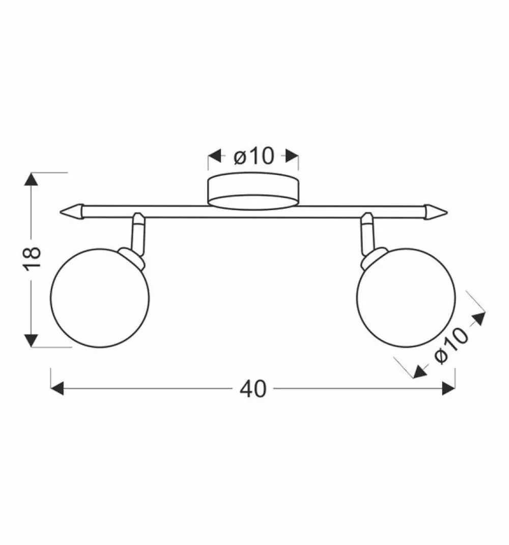 Oświetlenie Przedpokoju|Oświetlenie Jadalni>Candellux Lighting Rodia lampa sufitowa listwa patynowy 2x40w g9 klosz bursztynowy