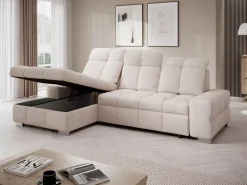 Meble Dla Dzieci|Meble Młodzieżowe>NEXT COLLECTION Rogówka do salonu w stylu nowoczesnym PERRO ecru