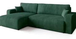 Narożniki></noscript>BROMARKT Rogówka z funkcją spania i pojemnikiem do salonu PUMI XL