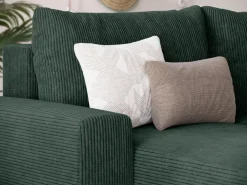 Narożniki></noscript>BROMARKT Rogówka z funkcją spania i pojemnikiem na pościel PLUSH U sztruks