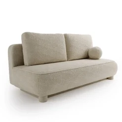 Meble Dla Dzieci|Meble Młodzieżowe>UNISTYL MEBLE Rozkładana biała kanapa z funkcją spania i pojemnikiem do salonu GISELLE