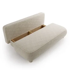 Meble Dla Dzieci|Meble Młodzieżowe></noscript>UNISTYL MEBLE Rozkładana czarna kanapa z funkcją spania i pojemnikiem do salonu boucle GISELLE