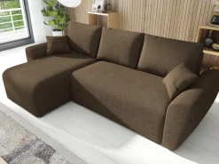 Narożniki></noscript>IZABELLA MEBLE Rozkładana kanapa narożna do salonu z funkcją spania ROTTERDAM