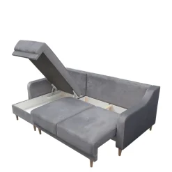 Meble Dla Dzieci|Narożniki></noscript>MEBAS Rozkładana kanapa narożna z funkcją spania FESTA zieleń