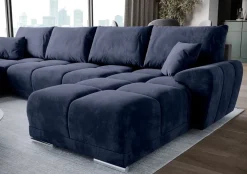 Narożniki></noscript>BROMARKT Rozkładana kanapa narożna z funkcją spania NUBES monolith