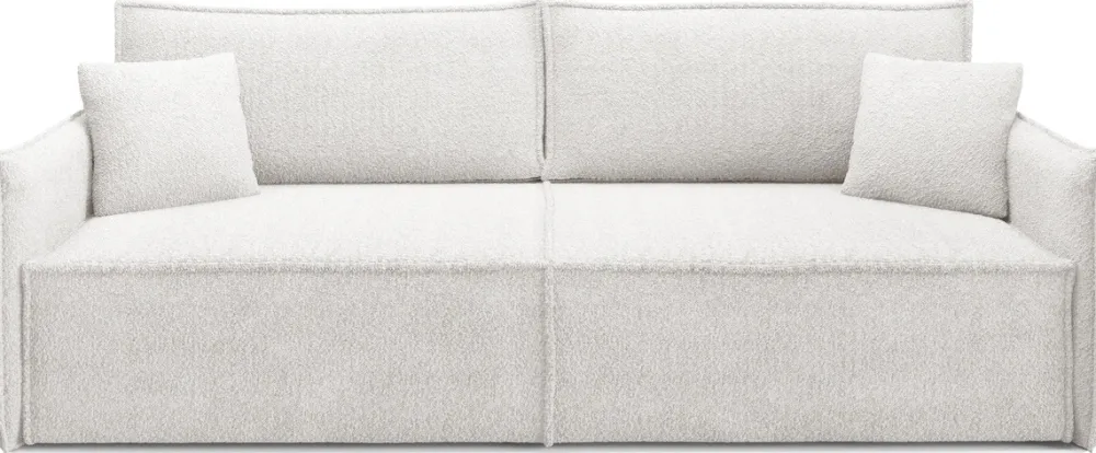 Meble Dla Dzieci|Meble Młodzieżowe>BROMARKT Rozkładana kanapa z funkcją spania i pojemnikiem do salonu RIMO biała