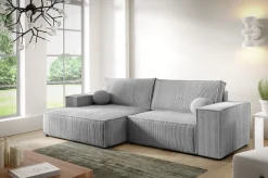 Meble Dla Dzieci|Narożniki>BROMARKT Rozkładana rogówka do salonu z funkcją spania szara PABLO MINI