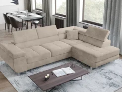 Narożniki></noscript>BROMARKT Rozkładana rogówka z funkcją spania ANTON sztruks