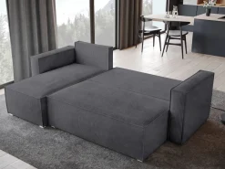 Meble Dla Dzieci|Meble Młodzieżowe>BROMARKT Rozkładana rogówka z funkcją spania TOP sztruks