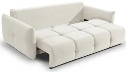 Meble Dla Dzieci|Meble Młodzieżowe></noscript>LASKI Rozkładana sofa do salonu z funkcją spania BERGAMO beżowa