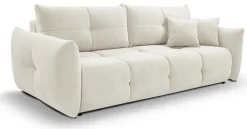 Meble Dla Dzieci|Meble Młodzieżowe></noscript>LASKI Rozkładana sofa do salonu z funkcją spania BERGAMO beżowa