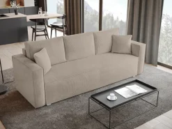 Meble Dla Dzieci|Meble Młodzieżowe></noscript>BROMARKT Rozkładana sofa z funkcją spania TOP trzyosobowa z pojemnikiem