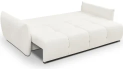 Meble Dla Dzieci|Meble Młodzieżowe>LASKI Rozkładana sofa z funkcją spania do salonu BERGAMO kremowa