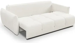 Meble Dla Dzieci|Meble Młodzieżowe></noscript>LASKI Rozkładana sofa z funkcją spania do salonu BERGAMO kremowa