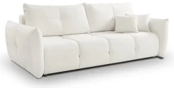 Meble Dla Dzieci|Meble Młodzieżowe></noscript>LASKI Rozkładana sofa z funkcją spania do salonu BERGAMO kremowa