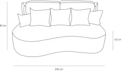 Kanapy I Sofy></noscript>NEXT COLLECTION Rozkładana sofa z funkcją spania MILENA