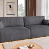 Meble Dla Dzieci|Meble Młodzieżowe>BROMARKT Rozkładana szara kanapa do salonu z funkcją spania i pojemnikiem PUMI