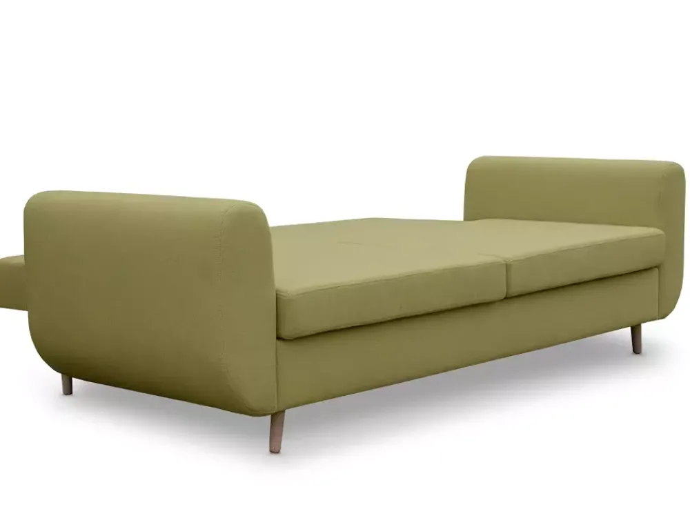 Kanapy I Sofy>NEXT COLLECTION Rozkładana szara sofa z funkcją spania AURA