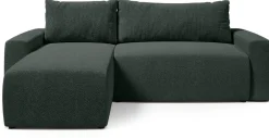 Meble Dla Dzieci|Meble Młodzieżowe>BROMARKT Rozkładany narożnik z funkcją spania i pojemnikiem PLUSH L zieleń