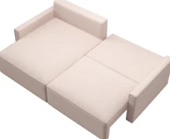 Meble Dla Dzieci|Meble Młodzieżowe>BROMARKT Rozkładany narożnik z funkcją spania do salonu boucle nowoczesny NORBERT