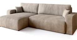 Narożniki></noscript>BROMARKT Rozkładany narożnik z funkcją spania do salonu PUMI XL