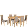 Stoły Z Krzesłami>DREWMIX Rozkładany stół z drewnianymi krzesłami do jadalni GROTTO