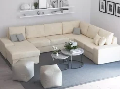 Narożniki></noscript>NEXT COLLECTION Salonowa rogówka wolnostojąca LETO poduchy