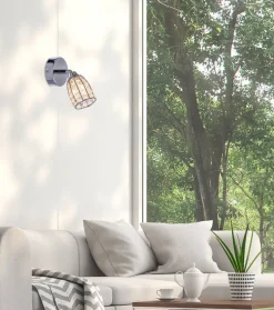 Oświetlenie Przedpokoju|Oświetlenie Jadalni>Candellux Lighting Shiba lampa kinkiet chromowy 1x15w g9 klosz bezbarwny